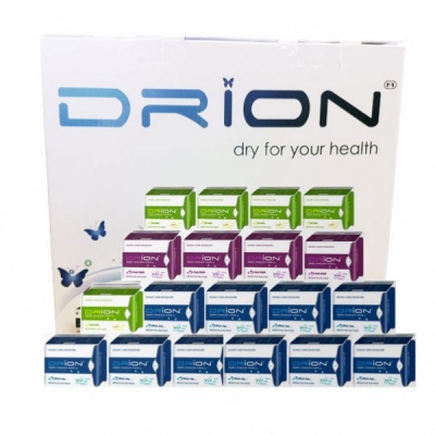 Drion Sanitary Pads (Mixed Box – 19 Packets)